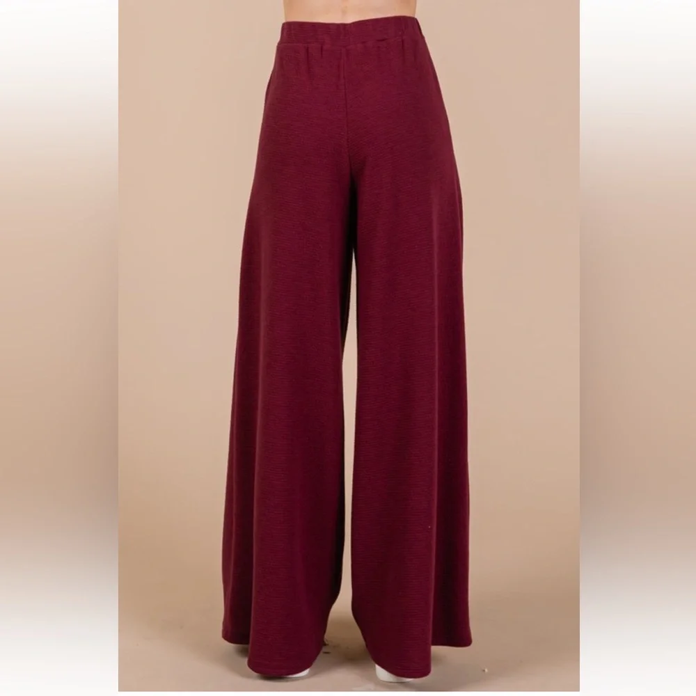RESTOCKED Boho wide leg pant 2-piece sweatshirt set - Picture 7 of 7